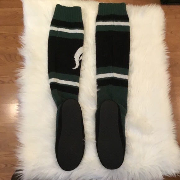 Michigan State Spartans sweater sock slippers - Picture 10 of 10